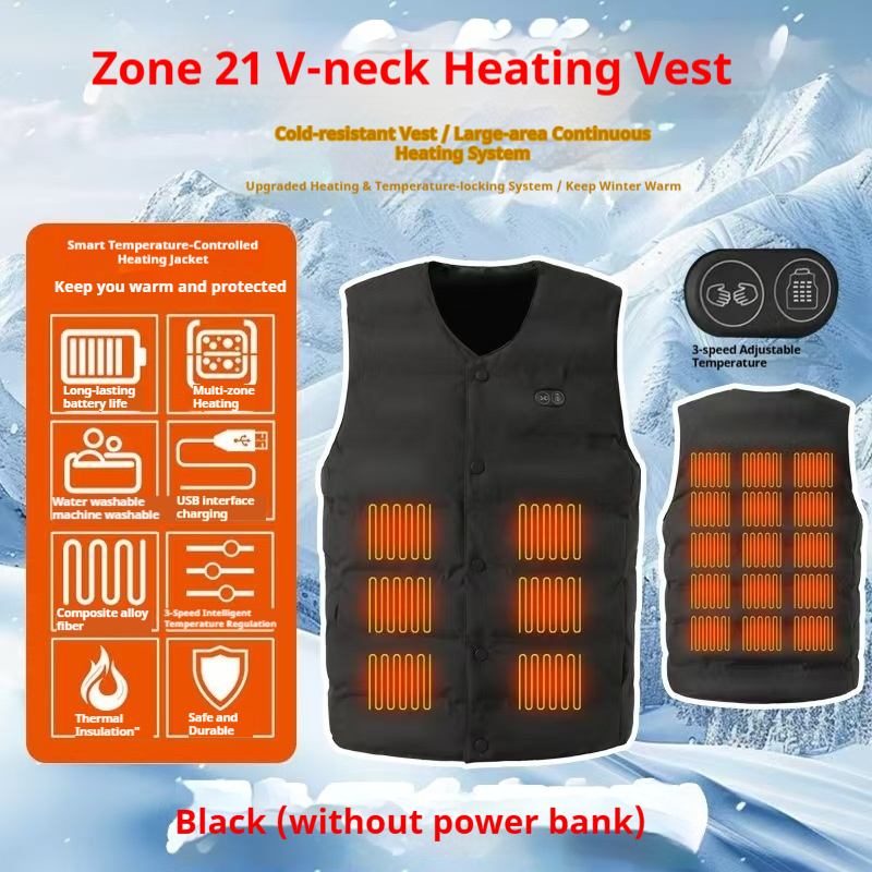 Motorcycle Gear Zone - New Winter 21 Zone V-Neck Heating