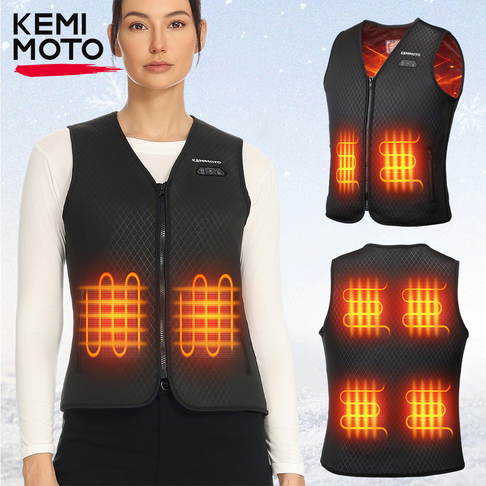 Unisex Heated Vest with 6 Heat - Motorcycle Gear Vest ulasan dan harga