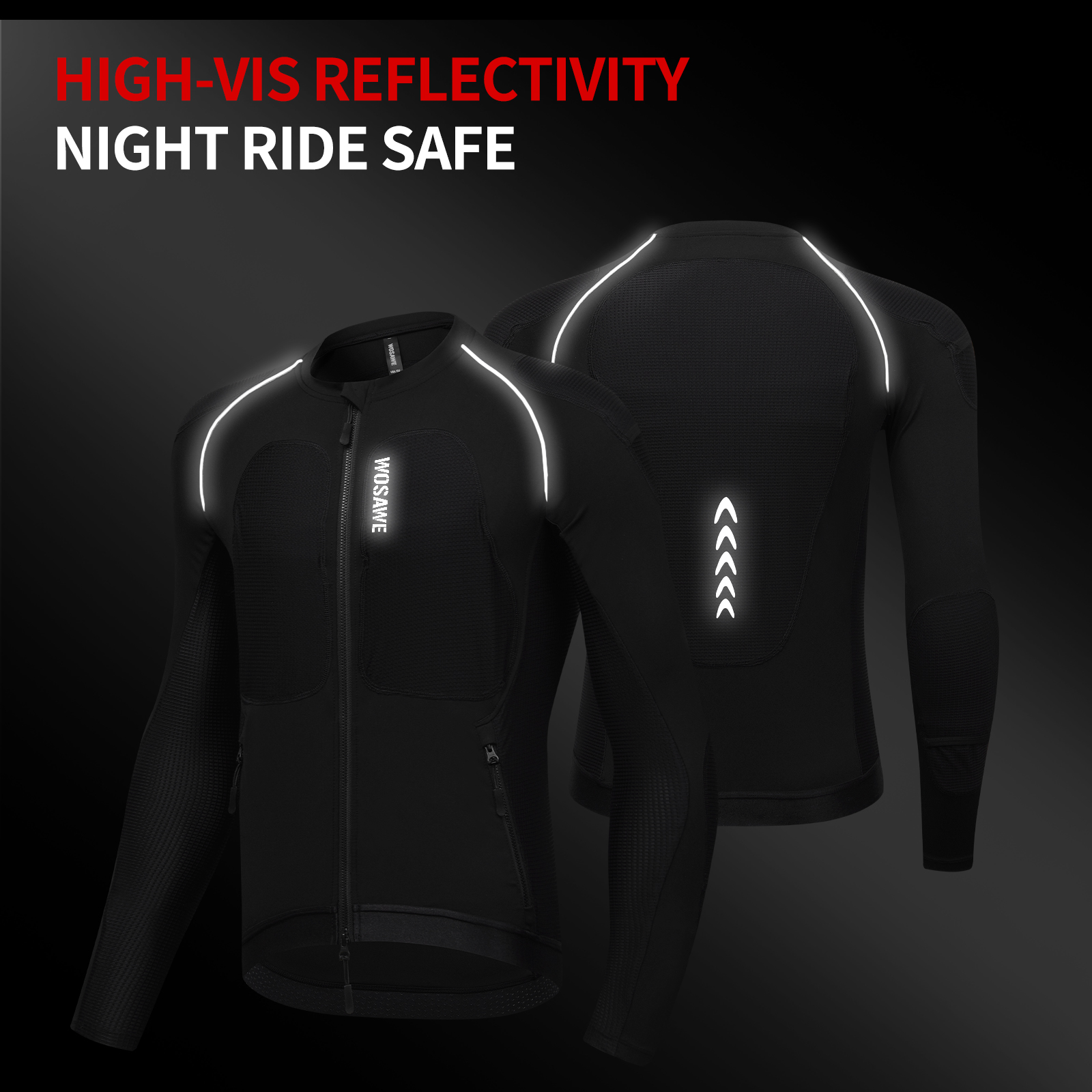 WOSAWE Men Motorcycle Riding J - Motorcycle Gear Vest ulasan dan harga