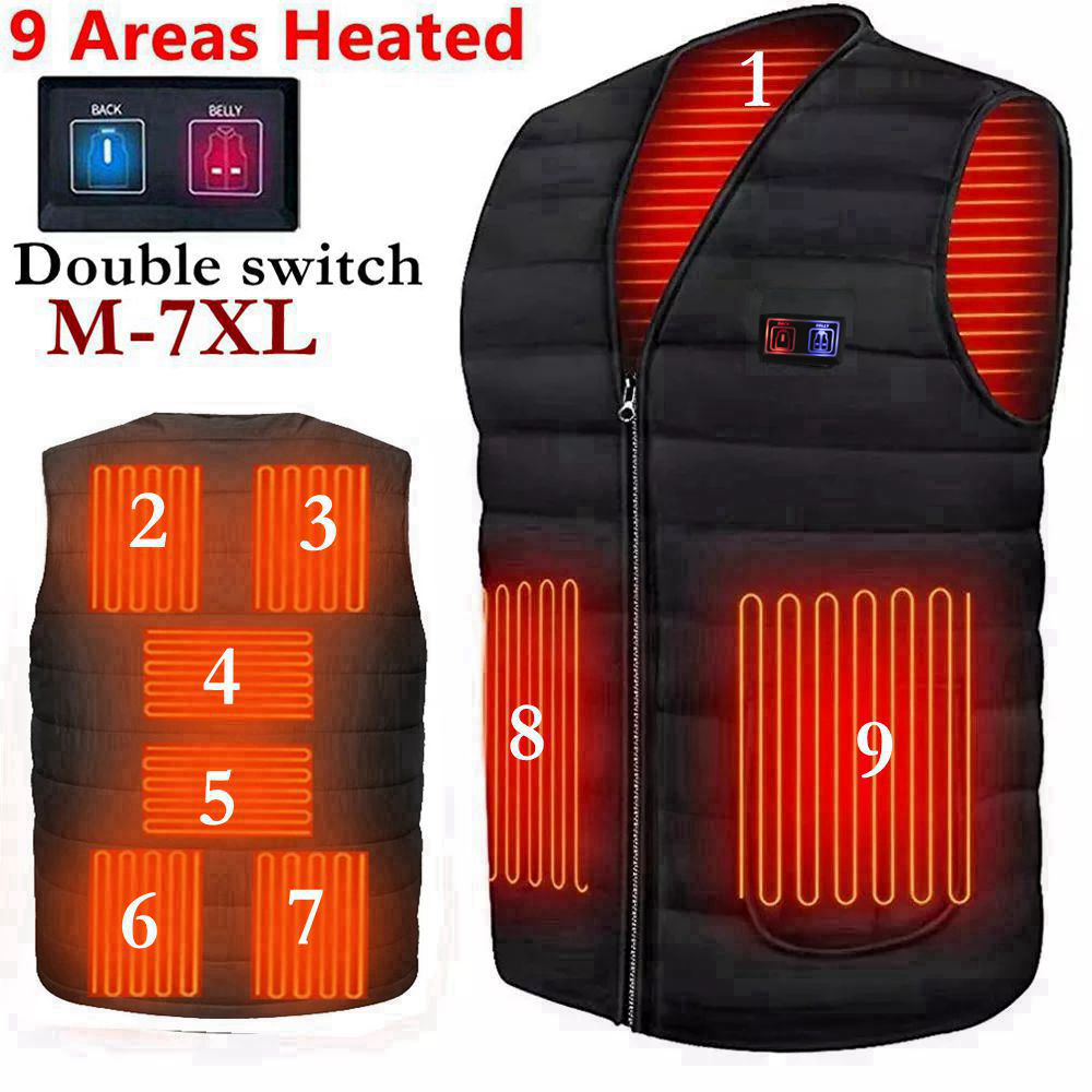 Men Motorcycle Rider Heated Ve - Motorcycle Gear Vest ulasan dan harga