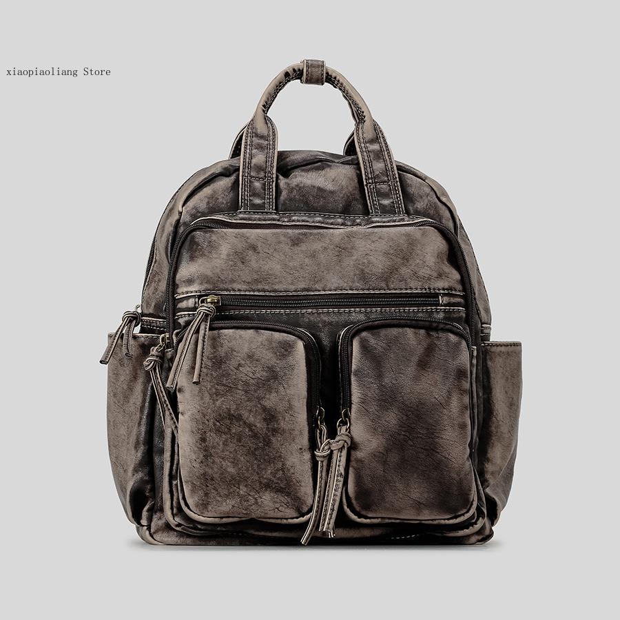 Luxury Soft Washed Pu Leather  - Motorcycle Gear Bag ulasan dan harga