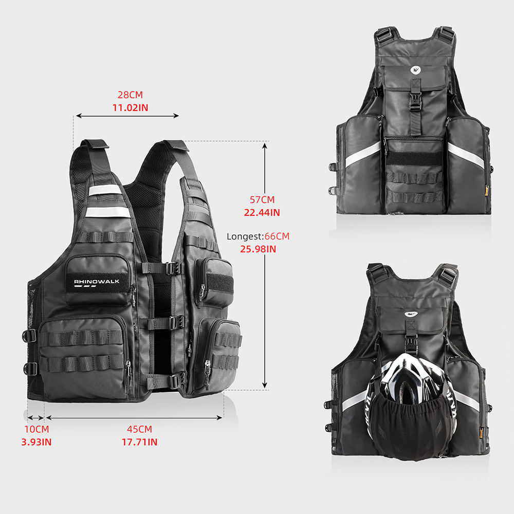 Rhinowalk Motorcycle Vest Set  - Motorcycle Gear Vest ulasan dan harga