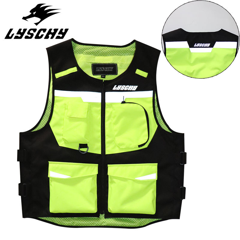 LYSCHY Motorcycle Vest Removab - Motorcycle Gear Xl ulasan dan harga