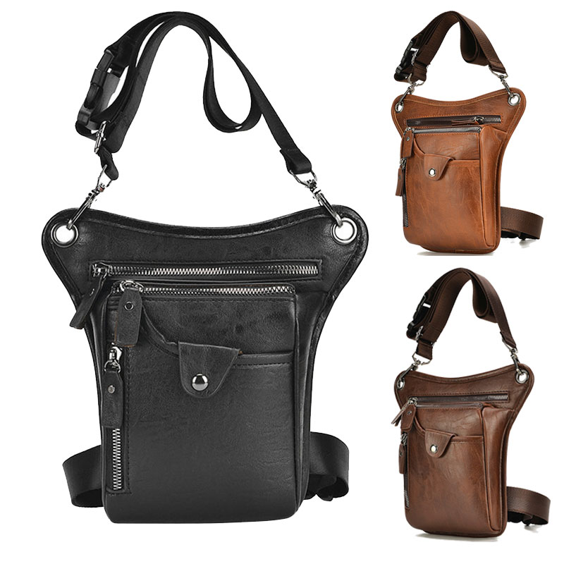 Vintage Men Waist Fanny Pack D - Motorcycle Gear Bag ulasan dan harga